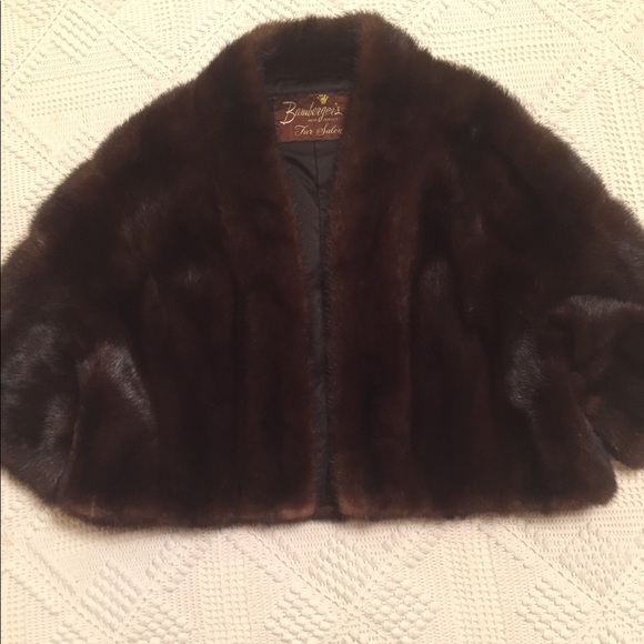 Jackets & Blazers - Mink Cape/Jacket-Vintage